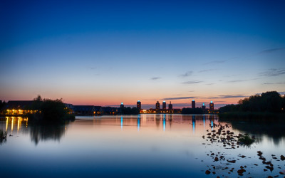 Blauwe uur: Ypenburg torens