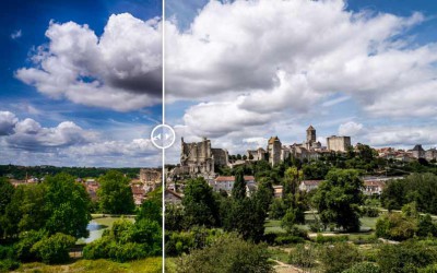 HDR foto Chauvigny: weer een nieuwe bewerking op een oude foto